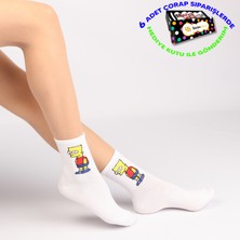 Esinti Erkek Kadın Çorap Soket Corap Renkli Bayan Desenli Çoraplar