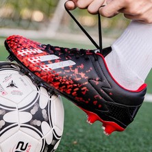 Leipae Erkek Futbol Ayakkabısı Futbol Ayakkabısı Futsal Kramponlu Çocuklar Için Antrenman Spor Ayakkabısı (Yurt Dışından)