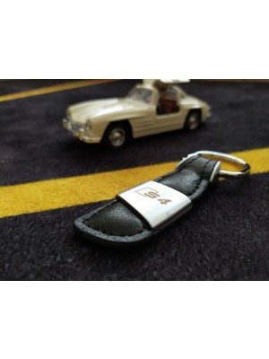 DK Tuning Audi S4 Logo Orjinal Deri Metal Anahtarlık