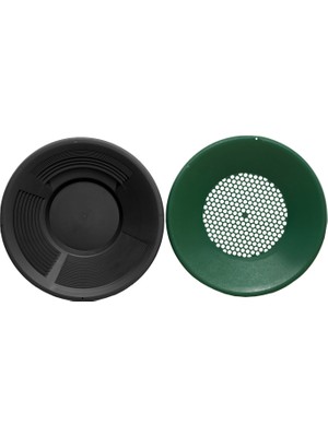 Silimo Gol Pan Üstü Elek ve Siyah Gold Pan Altın Arama Kiti Seti