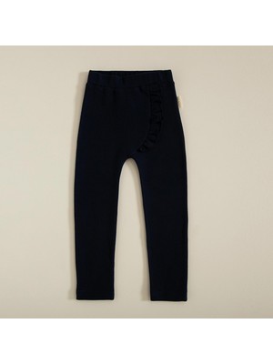 Chakra Tiny House Fırfırlı Pantolon Lacivert