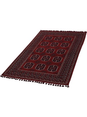 Naar Afgan Desenli 01 Kırmızı 160X230 Kilim