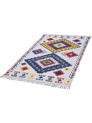 Naar Soho Kilim 11 Beyaz / Renkli 120X180 ~ 2.16 M2