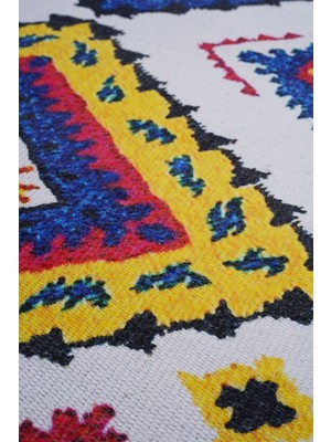 Naar Soho Kilim 11 Beyaz / Renkli 120X180 ~ 2.16 M2