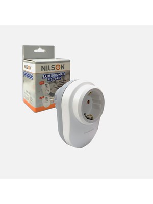 Nilson Akım Korumalı Beyaz Fiş-Priz