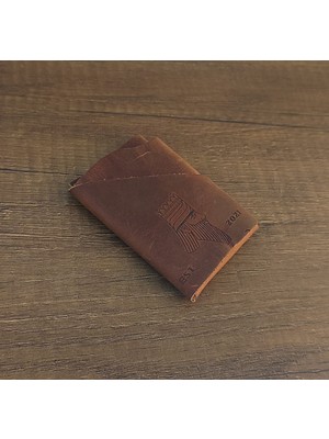 Sumerian Wallet Minimalist Crazy Deri Taba Kartlık(Anahtarlık Hediye)