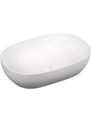 Vitra Outline Oval Çanak Lavabo, 60 cm Mat Beyaz 5995B401-0016