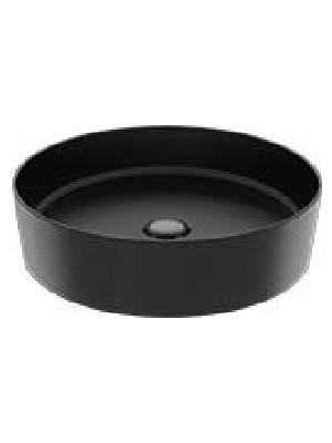 Creavit Loop 45 cm Tezgah Üzeri Çanak Lavabo Mat Siyah