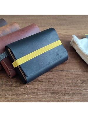 Sumerian Wallet Deri Kartlık, Ön Cep Cüzdanı Minimalist Görünüm