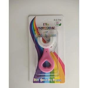 Lyra Professional U Diş Fırçası - U Bebek Diş Fırçası - U Çocuk Diş Fırçası - Pembe Renk