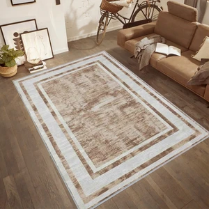 Rovigo Home Dijital Baskı Yıkanabilir Kaymaz Taban Salon Halısı RVG0555