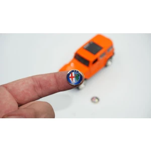 DK Tuning Alfa Romeo Oto Anahtar 3m Metal Alaşım Logo 2li Set