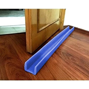 YGT Ambalaj U40 Mavi 100 cm 10 Adet Kapı Altı Izolasyon Süngeri Kapı Altı U Köşebent