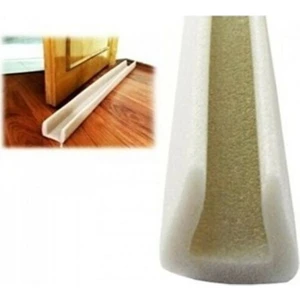 YGT Ambalaj 25 Adet Beyaz Geçmeli Kapı Altı Süngeri Izolasyon Soğuk Hava Kesici Toz Önleyici