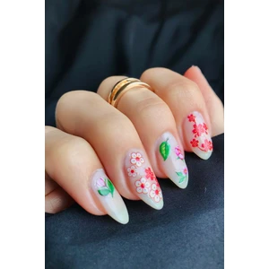 Çiçekler -2 Tırnak Sticker , Nail Sticker, Nail Art