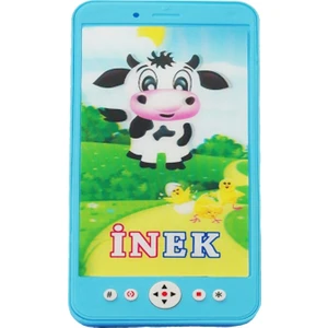 Prestij Oyuncak Pilli Sesli Işıklı 3D Inek Oyuncak Telefon