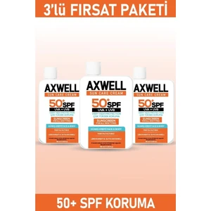 Spf 50+ 3'lü Seti Leke Karşıtı Nemlendirici Yüksek Koruma Güneş Kremi 100 ml
