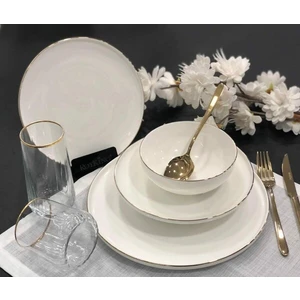 Roy King Gold Slender 24 Parça Yemek Takımı