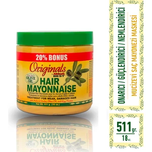 Originals By African's Best Aşırı Yıpranmış Saçlara Özel Mayonez Maskesi 511 Gr