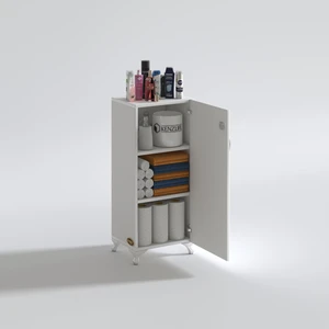 Kenzlife mutfak dolabı zehra 108*030*032 byz kilitli ayaklı banyo evrak ofis kitaplık ayakkabılık kiler