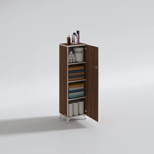 Kenzlife mutfak dolabı zehra 128*030*032 cvz kilitli ayaklı banyo evrak ofis kitaplık ayakkabılık kiler