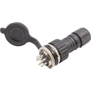 Gx-16 9-Pin Su Geçirmez Mike Konnektör - Panel Tipi