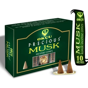 Hem Tütsü Misk Kokulu 10 Konik Tütsü - Musk