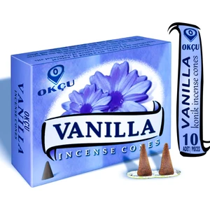 Hem Tütsü Vanilya Kokulu 10 Konik Tütsü - Vanilla