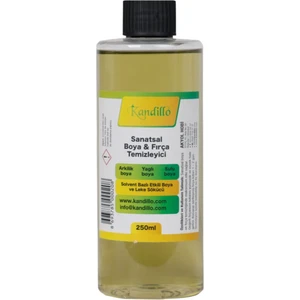 Sanatsal Boya ve Fırça Temizleyici Sıvı 250 Ml. Brush Cleaner