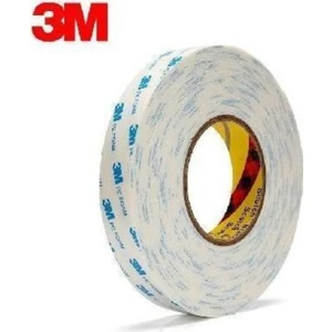Dünya Magnet 3m Ekstra Güçlü Çift Taraflı Köpük Bant Beyaz - 15 mm Genişlik - 4,5 Metre