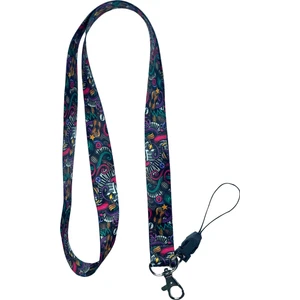 Enstrüman Desenli Boyun Ipi ve Telefon Askısı