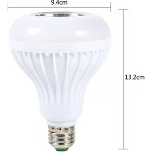 (Kırılabilir) Kumandalı Ampul Şekilli Bluetooth Hoparlör Led Işık