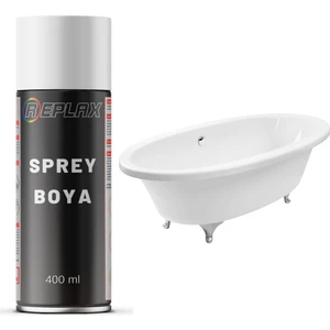 Beyaz Küvet Sprey Boyası Suya Dayanıklı 400 ml