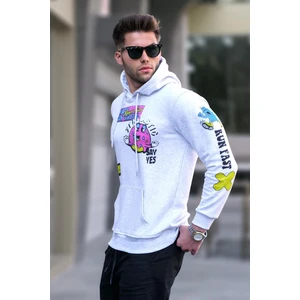 Karmelanj Baskılı Kapüşonlu Sweatshirt 5896