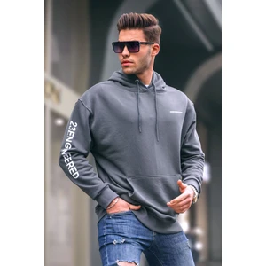 Füme Kapüşonlu Erkek Sweatshirt 6038