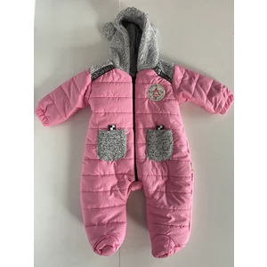 Canini Baby & Kids Kız Çocuk Peluş Astronot Tulum Mont