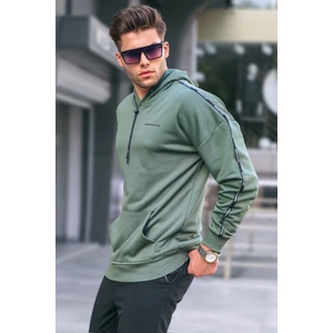 Haki Kapüşonlu Sweatshirt 4721