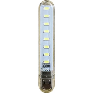 USB 8 Led'ler Taşınabilir Gece Mini Anahtarlık Kamp Araba Lambası Modülü Beyaz (Yurt Dışından)