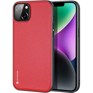 Dux Ducis Fino Serisi iPhone 14 6.1 Inç Kılıf Premium Dokuma Silikon Kılıf