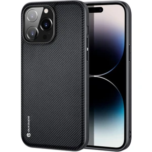 Dux Ducis Fino Serisi iPhone 14 Pro 6.1 Inç Kılıf Premium Dokuma Silikon Kılıf