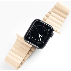 Dux Ducıs Apple Watch 42/44/45MM Için Manyetik Zincir Versiyon Pu Deri Kayış Kordon