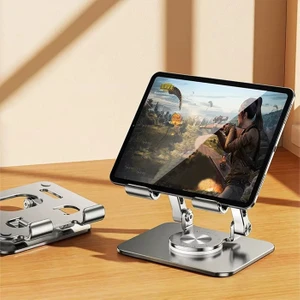 Katalanabilir Alüminyum Tablet ve Telefon Tutucu Standı