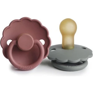 Frıgg Daisy Ikili Kauçuk Emzik - French Gray/woodchuck 0-6 Ay