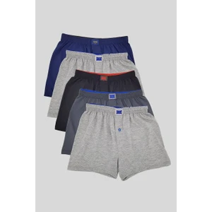 Tutku 3'lü erkek penye düz boxer