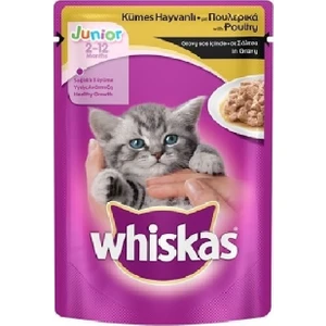 Pouch Gravy Soslu Kümes Hayvanlı Yavru Kedi Yaş Maması 100GR x 24 Adet