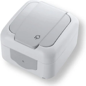 Palmiye Beyaz Topraklı Priz