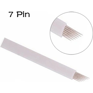 5 Adet 7 Pin Kalıcı Makyaj - Microblading Iğnesi