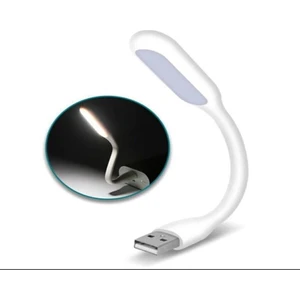 Sanec USB LED Lamba Katlanabilir Notebook Kitap Okuma Klavye Aydınlatma Beyaz