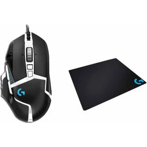 G502 Hero Se Wired Rgb-Black Optical Gaming Oyuncu Mouse + Logitech Gaming Mouse Pad
