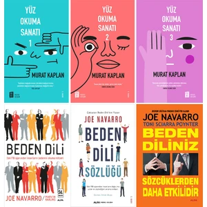 Yüz Okuma Sanatı 1 - Yüz Okuma Sanatı 2 - Yüz Okuma Sanatı 3 - Beden Dili - 6 Kitap